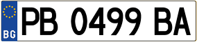Truck License Plate